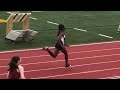 2019 Olivia Olusanya 100m (12.94) @Rolla Track Classic