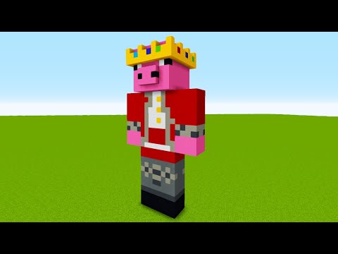 Minecraft: How To Make a TechnoBlade Statue