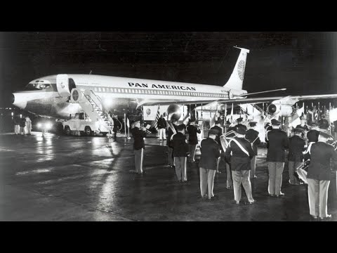 Pan Am Boeing 707 First Commercial Flight October 26, 1958 | Boeing Classics