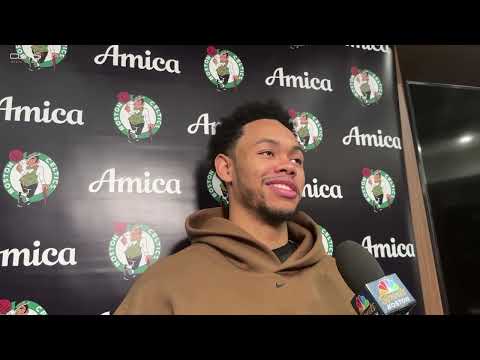 Anfernee Simons on the Development of His Role In Boston | Celtics-Bucks Postgame