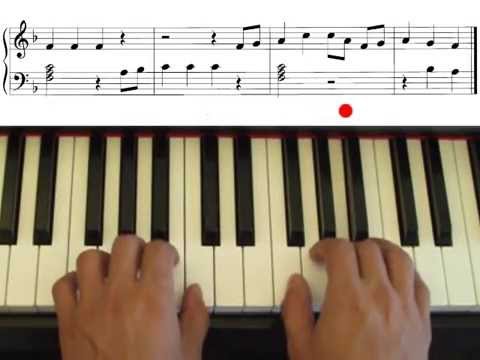 Turkey in the Straw, John Thompson`s easiest piano course, part 2