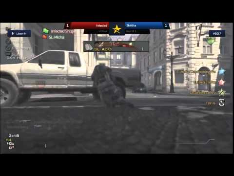 EGL7 : Call of Duty MW3 (PS3) : Team Infested vs Skitlite  : LB Final - Map 3
