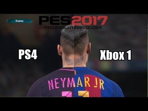 PES 2017 PS4 vs Xbox One Faces ,Graphics and Gameplay Comparison HD Pro Evolution Soccer Demo