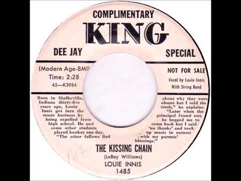 LOUIE INNIS Let's Make Up Tonight, Honey +The Kissing Chain KING 1485   1955