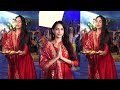 Nora Fatehi In Traditional Salwar Kameez At Ganesh Chaturthi Celebrations