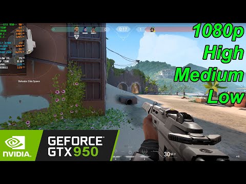 Valorant Episode 2 ACT III Breeze Map - GTX 950 - 1080p High, Medium, Low