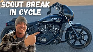 Indian Scout Rogue/Bobber Engine Break-in Cycle Explained