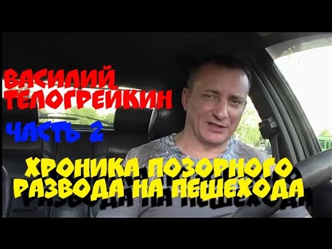 ГАИ. ТЕЛОГРЕЙКИН. Хроника позорного развода водителя на пешехода (часть 2)