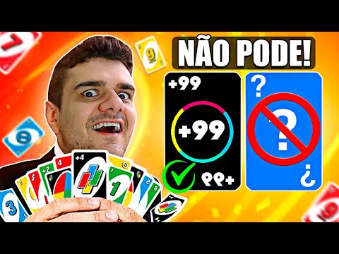 UNO CAOS mas quem comprar +99 NÃO PODE LIMPAR A MÃO! - c/ Core, MrGuinas e Gabs (UNO do Roblox)