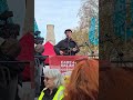Billy Bragg sings All you fascists ( Woodie Guthrie) at anti fascist demo in London 13.12.2025