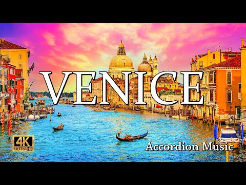 Venice - Italy - Accordion Music With Beautiful Venice Sceneries - St. Mark's Square – Venetian