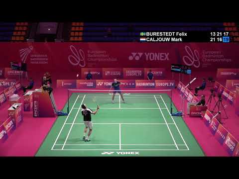 Match Point - Felix Burestedt vs Mark Caljouw - MS R16 #EBC21​​​​​​​
