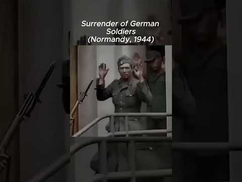 WW2: Germans Surrender in Normandy