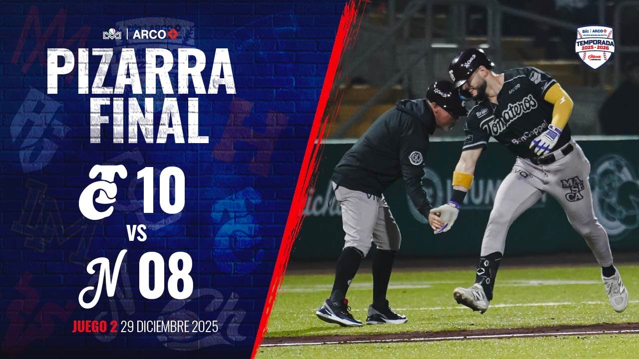 RESUMEN: Tomateros de Culiacán vs Jaguares de Nayarit | 29 de Diciembre de 2025