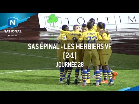J28 : SAS Épinal - Les Herbiers VF (2-1), le résumé