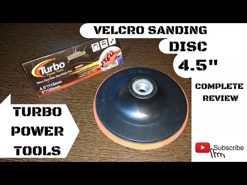 Polisher Backup Pad With Velcro