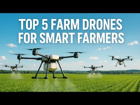 Top 5 Agricultural Drones Revolutionizing Farming in 2025 | Smart Farming Technology Explained