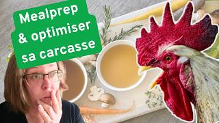 Mealprep & optimiser sa carcasse de poulet cuisine maison #maman #campagne #recette