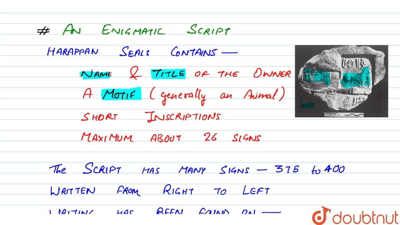 SEALS, SCRIPTS & WEIGHTS | 12 | BRICKS, BEADS AND BONES | HISTORY | MICROCONCEPTS | Doubtnut