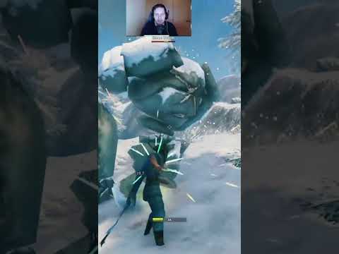 how to best take down a #stonegolem in #valheim #videogames #mistlands #educational #tricks #tips