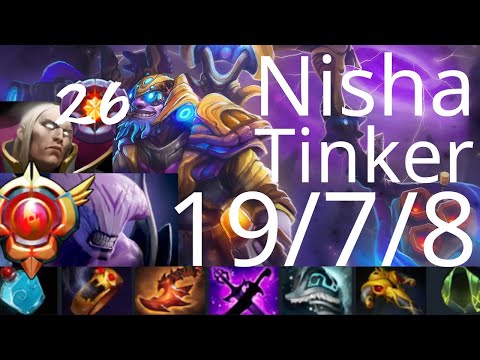 Nisha Tinker vs Faceless Void, Invoker, Vengeful Spirit - Chrono Sun Strike or Polarity Sven - dota2