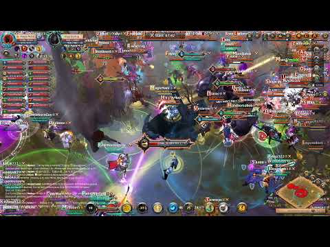 Learn how to ZvZ in Albion Online. big open world fight AAA vs DIOR. Shotcaller pov and training.