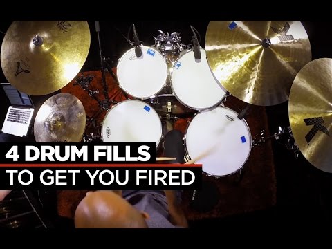 4 Crazy Fast Drum Fills | Buddy Rich & Dennis Chambers