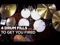 4 Crazy Fast Drum Fills by Buddy Rich & Dennis Chambers