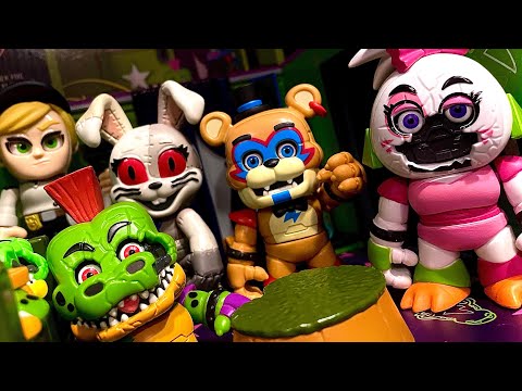 FNAF SECURITY BREACH FUNKO SNAPS FULL SET REVIEW! - Five Nights at Freddy's Toys Merch Review