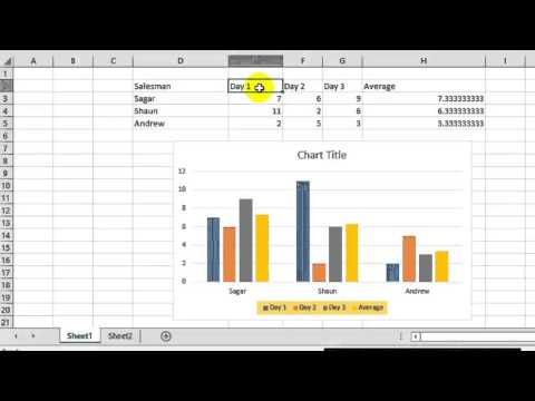 How to change legend text in Microsoft excel - YouTube