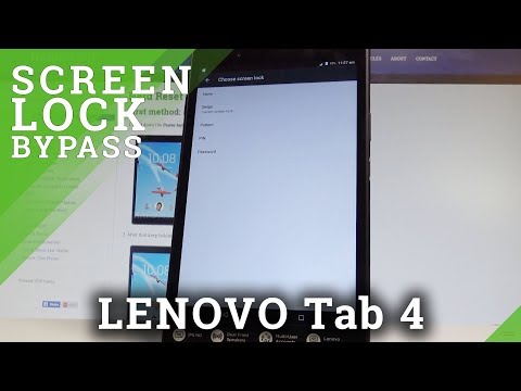 How to Set Up Screen Lock on LENOVO Tab 4 LTE - Add Pattern Lock |HardReset.Info