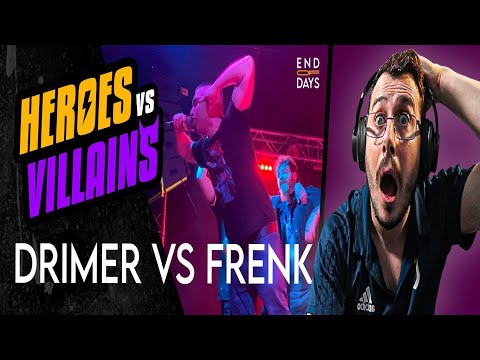 DRIMER vs FRENK - 1 vs 1 - HEROES VS VILLAINS Reaction