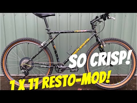 Knackig schaltendes Retro-MTB! | Vintage MTB 1x11 Umbau | Resto-Mod MTB
