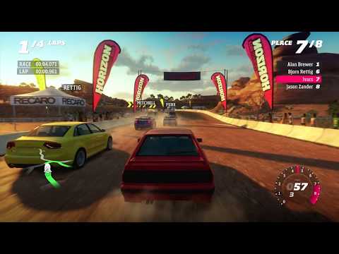 Forza Horizon Walkthrough Part 65 - "Recaro Red Rock Rampage"