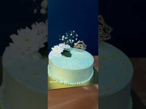 #shorts Lotus Biscoff Flavour Cake | Pastel Green Cream