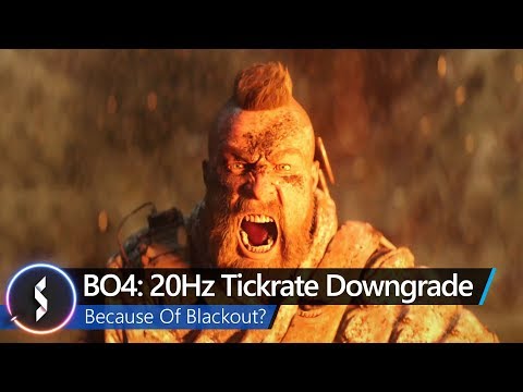 BO4: 20Hz Tickrate Downgrade Because Of Blackout? Video