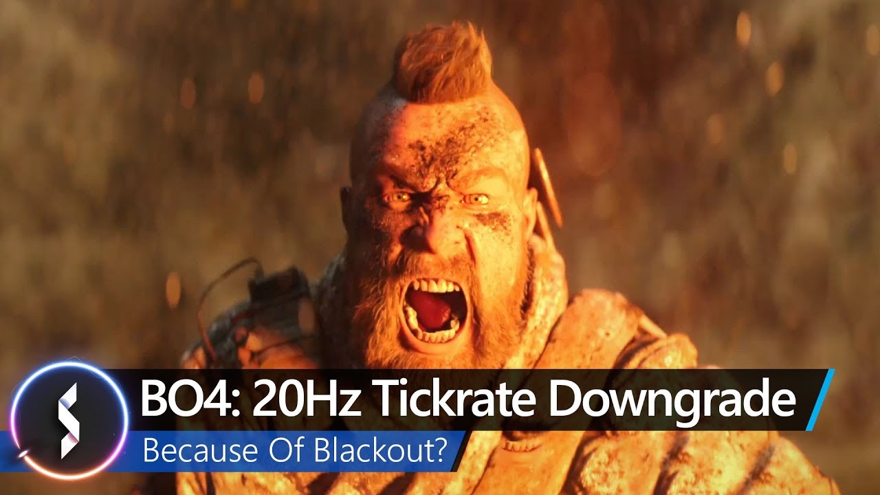 BO4: 20Hz Tickrate Downgrade Because Of Blackout? - YouTube