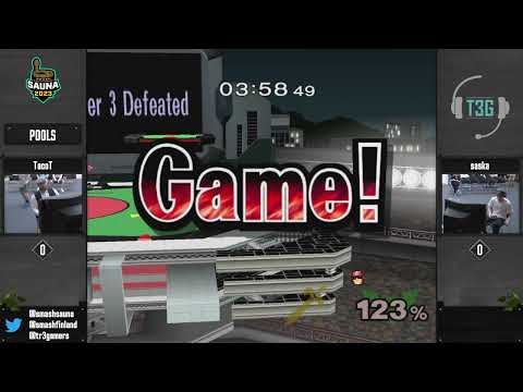 TacoT vs saska - Pools - Smash Sauna 2023