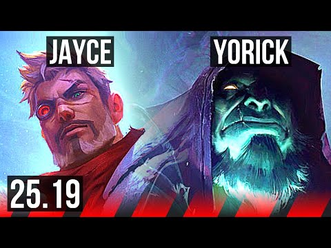 JAYCE vs YORICK (TOP) | KR Master | 25.19