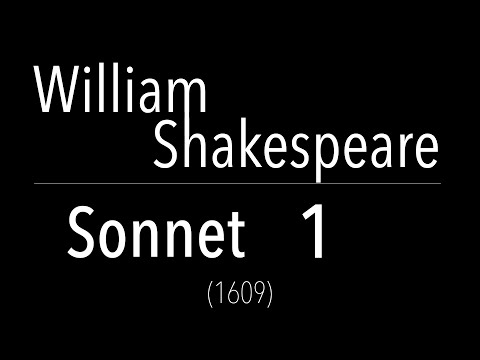 William Shakespeare - Sonnet 1