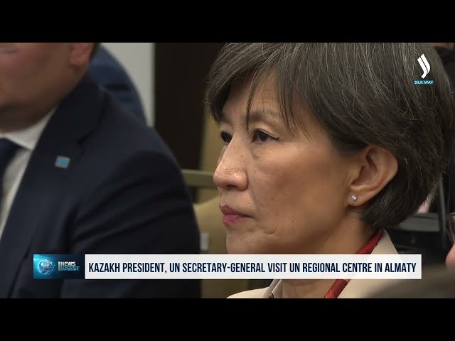 Қазақстан Президенті мен БҰҰ-ның Бас хатшысы Алматы қаласындағы БҰҰ өңірлік орталығына барды