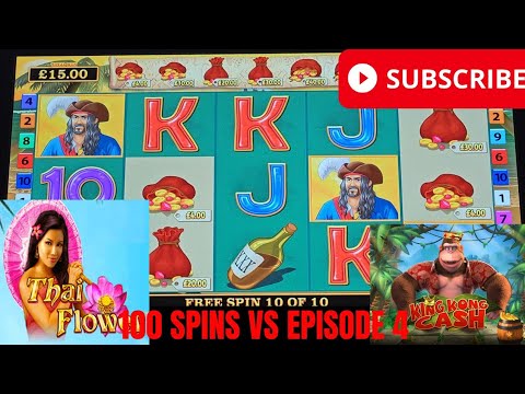 💥 100 SPINS VS BUCKANEERS FRENZY , THAI FLOWER , KING KONG CASH & MORE EPISODE 4💥