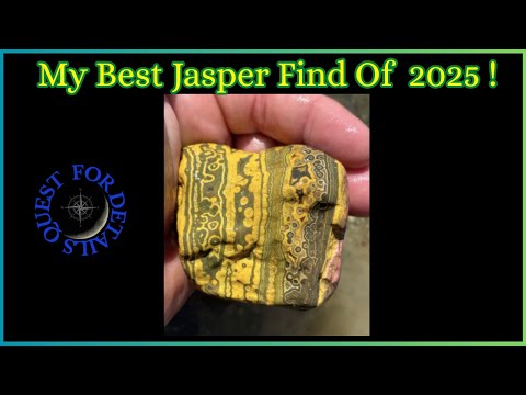 My Best Jasper Find Of 2025 ! Rockhounding A Star Map ! Se 9 Ep 43 Vid# 1,244 By: Quest For Details