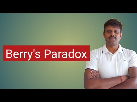Berry's Paradox
