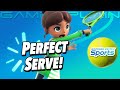 How To PERFECT Serve In Nintendo Switch Sports Tennis Fast Ball Ace Guide