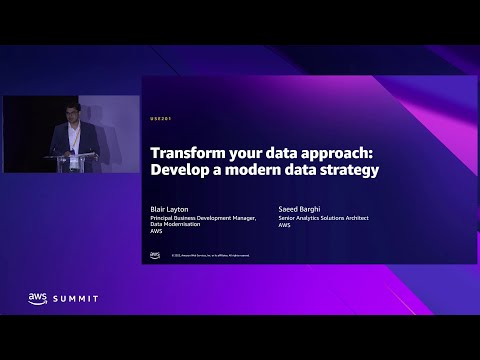 AWS Summit Singapore 2022: Transform your data approach: Develop a modern data strategy