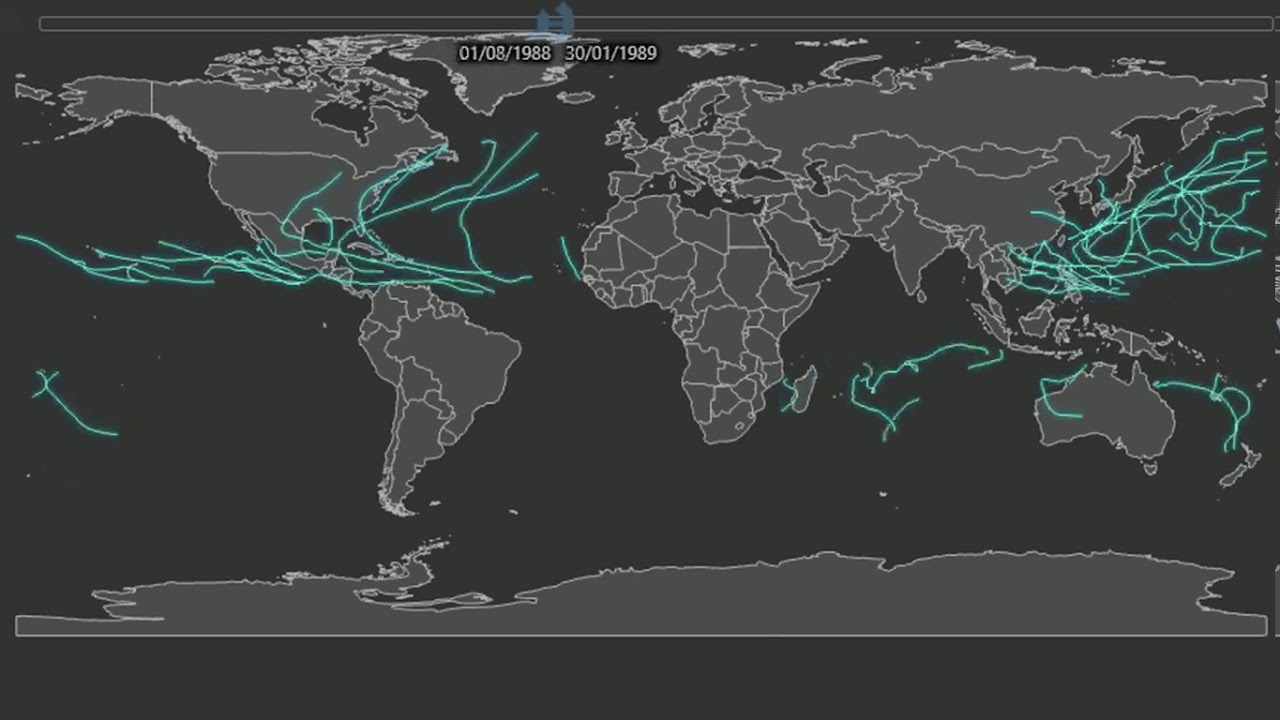 Hurricane tracks | burdGIS