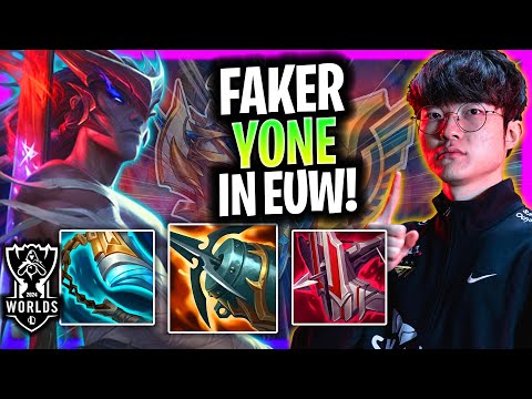 FAKER IS A GOD WITH YONE IN EUW SERVER! | T1 Faker Plays Yone Mid vs Veigar!  Worlds Bootcamp 2024