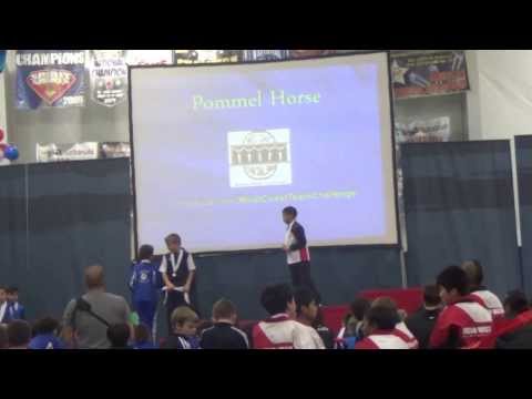Vahe Level 5 Boys Gymnastics West Coast Team Challenge 2014