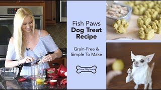 Fish Paws Grain-Free Dog Treat Recipe | Proud Dog Mom